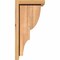 Ekena Millwork Ridgewood Smooth Corbel w/Backplate, Western Red Cedar, 7 1/2"W x 8"D x 16"H COR08X08X16RID01SWR - alternate 4